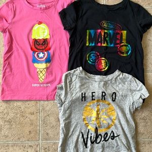 Set of Three Marvel T-Shirts